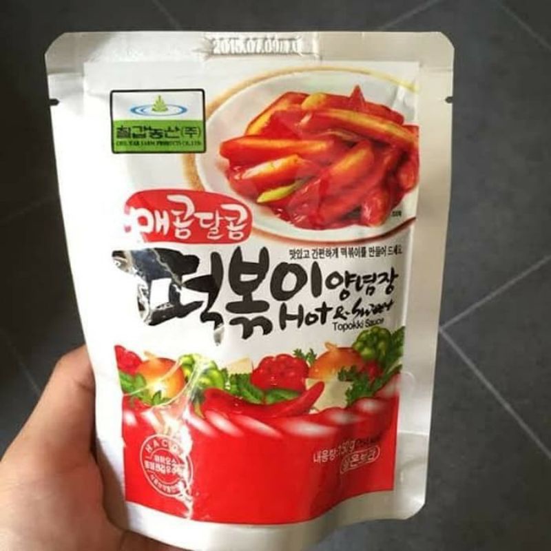 

Saus tteokbokki import 150g tokpoki sauce