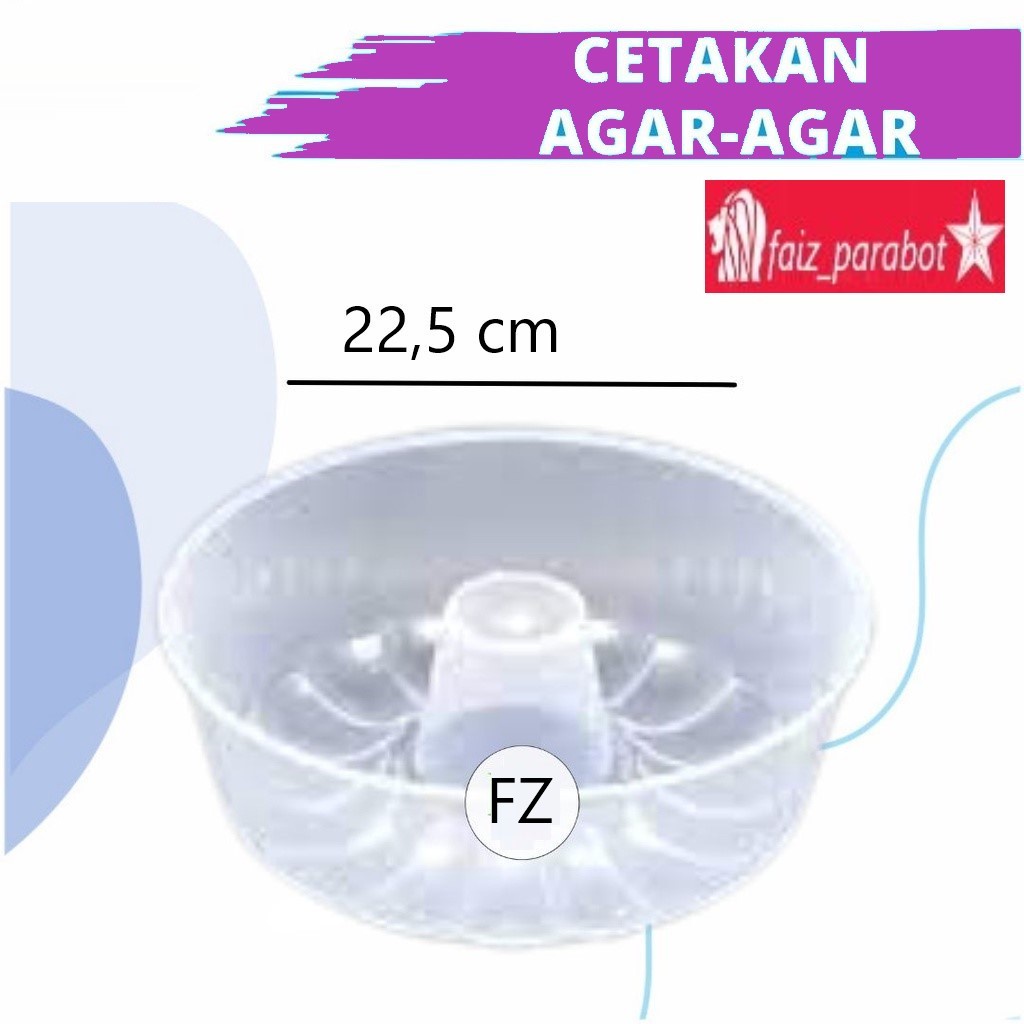 Cetakan Agar Pudding Sakura | Loyang Plastik Gelombang Kembang reage Ukuran S/M/L/XL