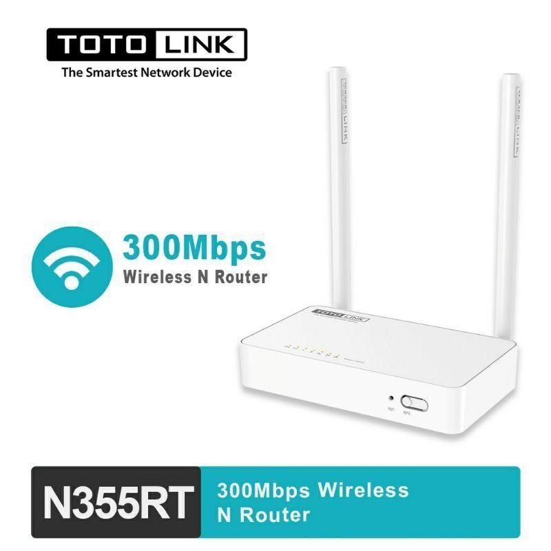 TOTOLINK N355RT 2 Antena Router Wireless 300Mbps