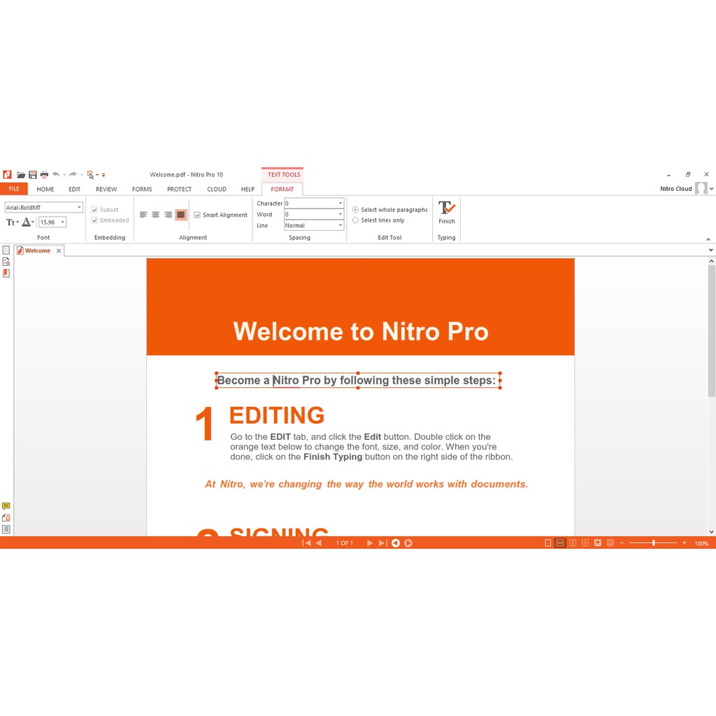 Nitro Pro PDF 10 Original License Lifetime