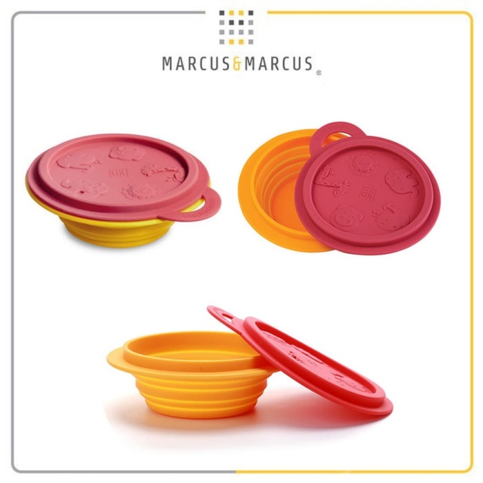 MAK156 M&amp;M MARCUS AND MARCUS BABY BOWL COLLAPSIBLE MANGKOK SILIKON BAYI