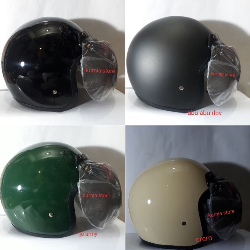 helm bogo promo helm classic vespa japstyle helm sni