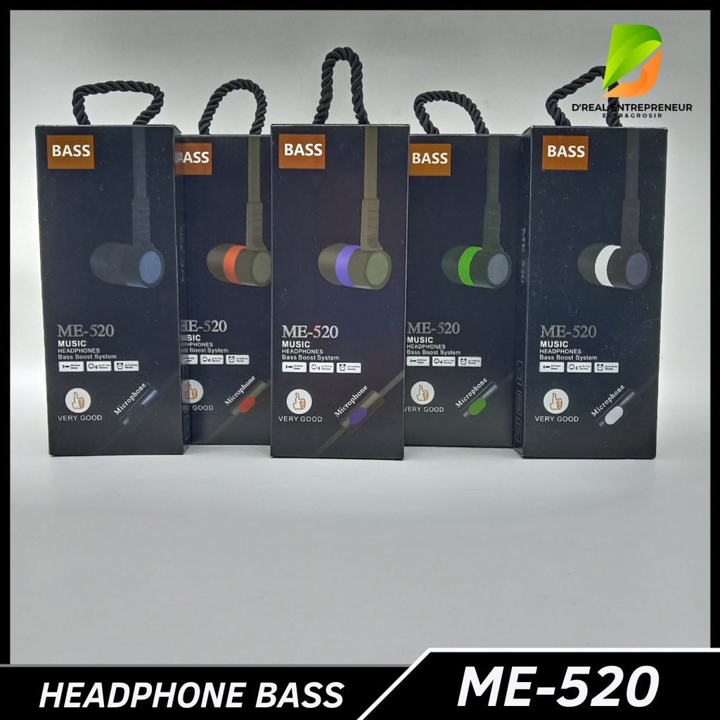 HANDSFREE / HEADPHONE / EARPHONE / HEADSET BRANDED JB ME-520