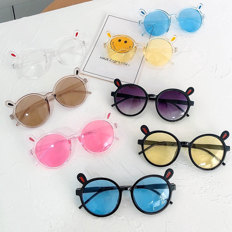 AZAHRA Kacamata Anak New Trend/Fashion Anak Terbaru Telinga Kelinci Transparant Anti Blue Light Kacamata Hitam High Quality Import