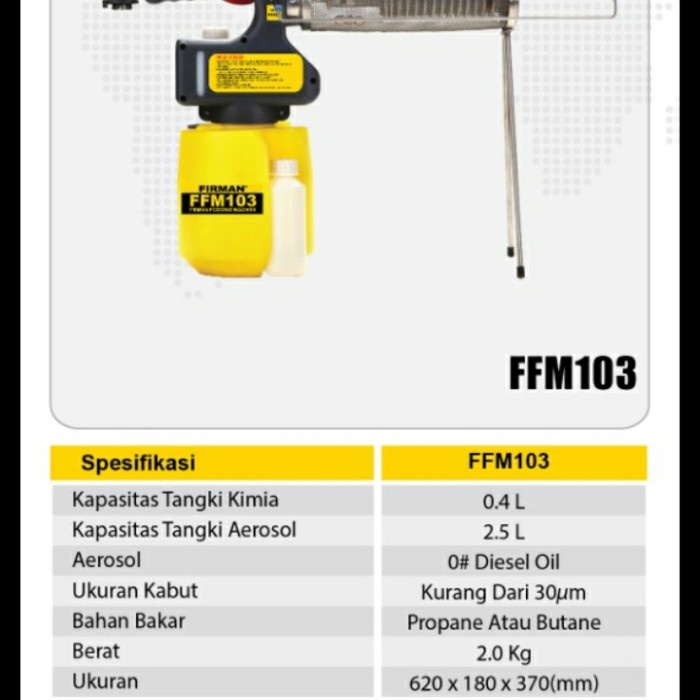 fogging firman ffm103