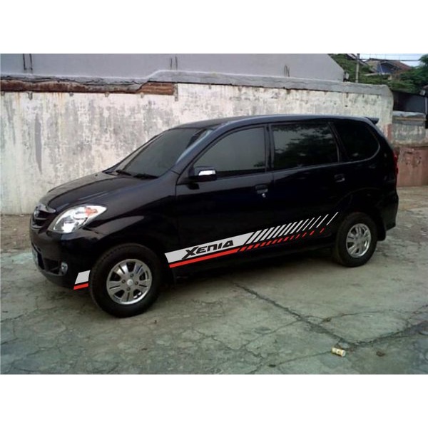 Stiker list mobil xenia cutting sticker list mobil xenia avanza ertiga calya sigra