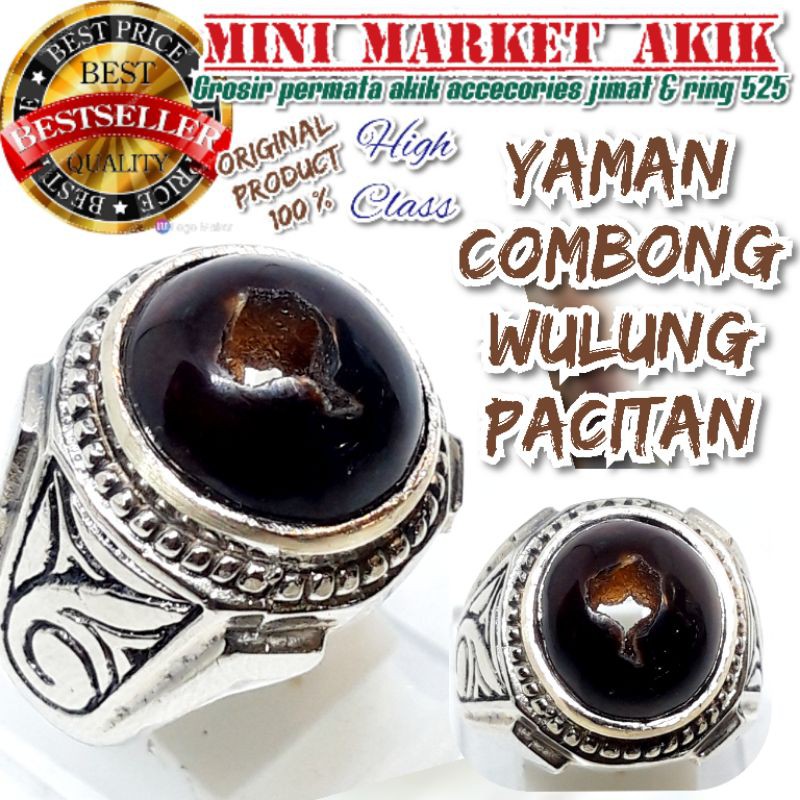 Batu akik yaman wulung combong