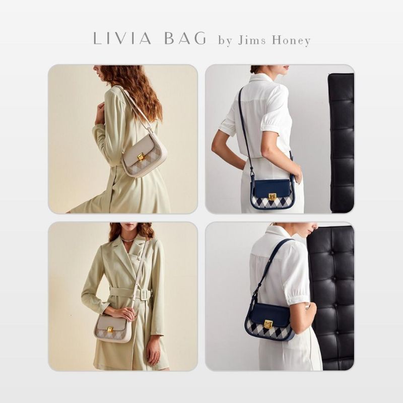 Livia Bag Jims Honey Tas Slempang Wanita Murah Lucu 100% Original