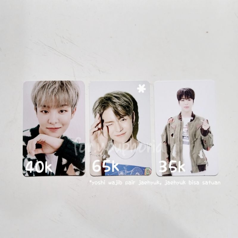 Photocard Treasure Jihoon FA Yoshi Jaehyuk CH 2