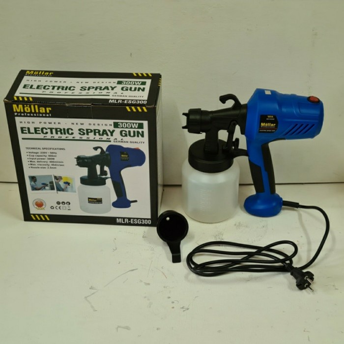 SPRAY GUN ELECTRIC MOLLAR ESG 300 Tabung Bawah