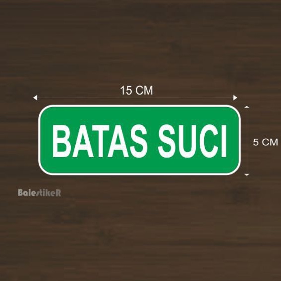 

stiker batas suci sticker