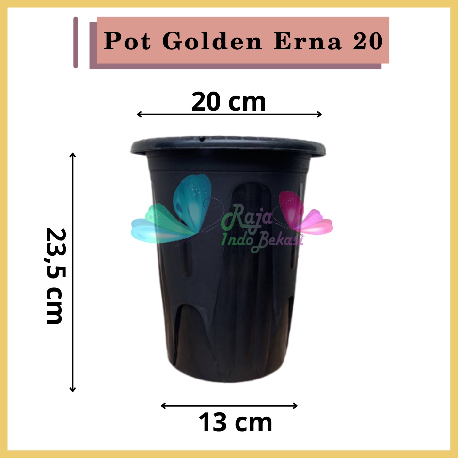 LUSINAN Isi 12 Pcs Pot GE 20 Golden Erna 20 Putih Hitam Transparan Bening Merah Bata pcs Pot Yogap 10 13 15 17 18 19 25 Pot Yogap Bening LUSINAN POT YOGAP MURAH