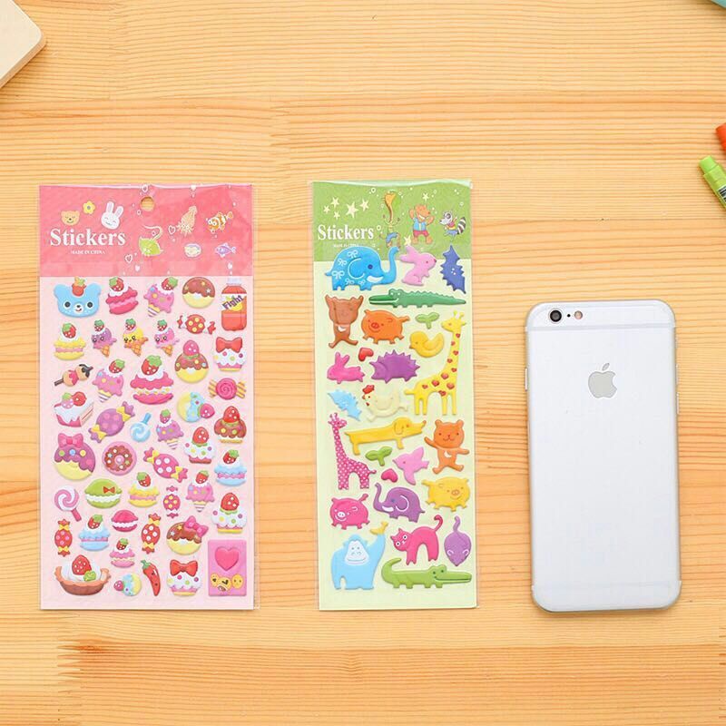 

Sticker fruits & animals 3D