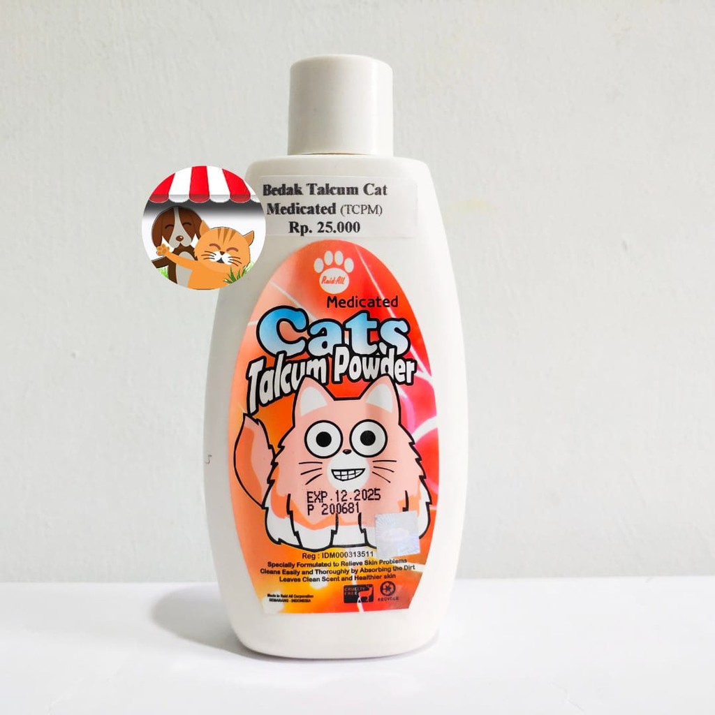 Bedak Kucing Raid All Sanitiser Cat Talcum Powder - Medicated