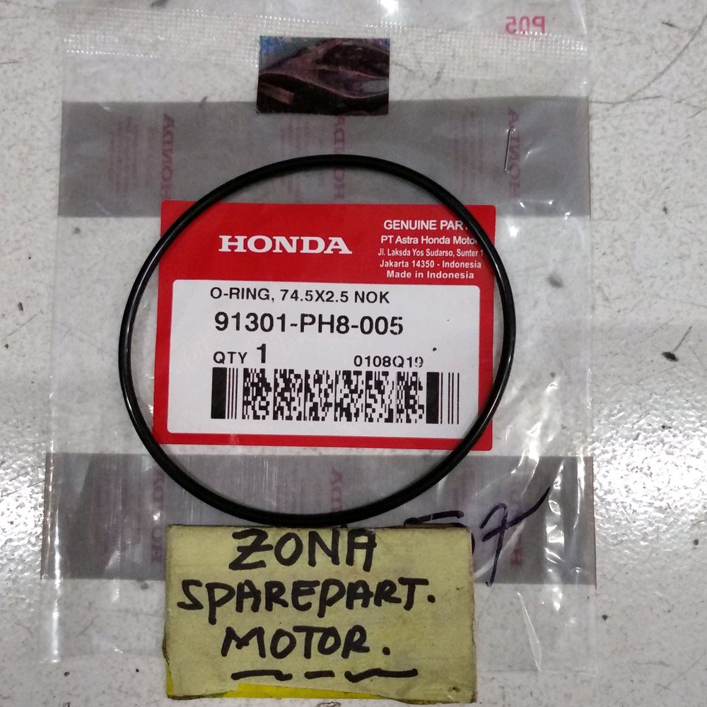 Oring Tutup Noken Supra 125 Helm In Supra FI AHM 91301 PH8 005