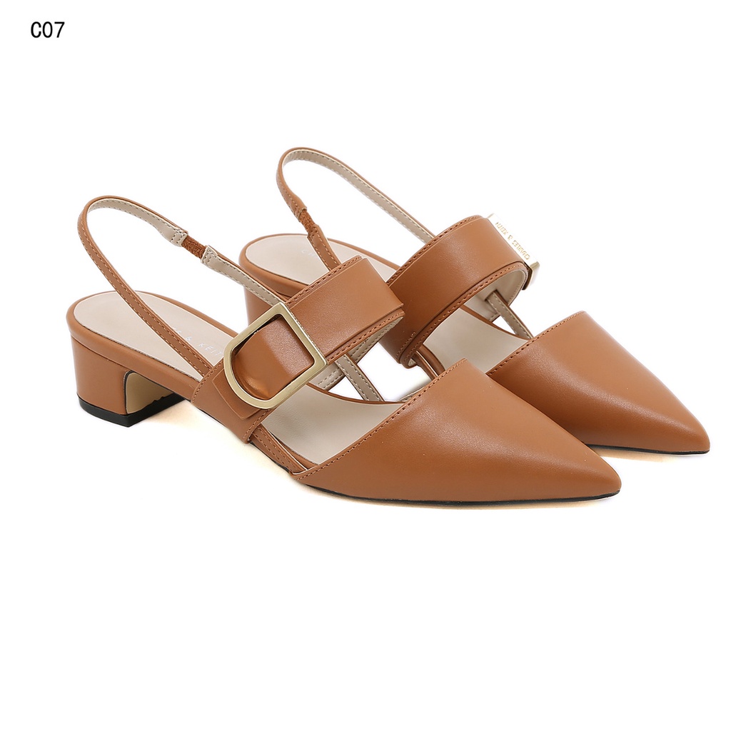 Buckle Slingback Pumps #C07