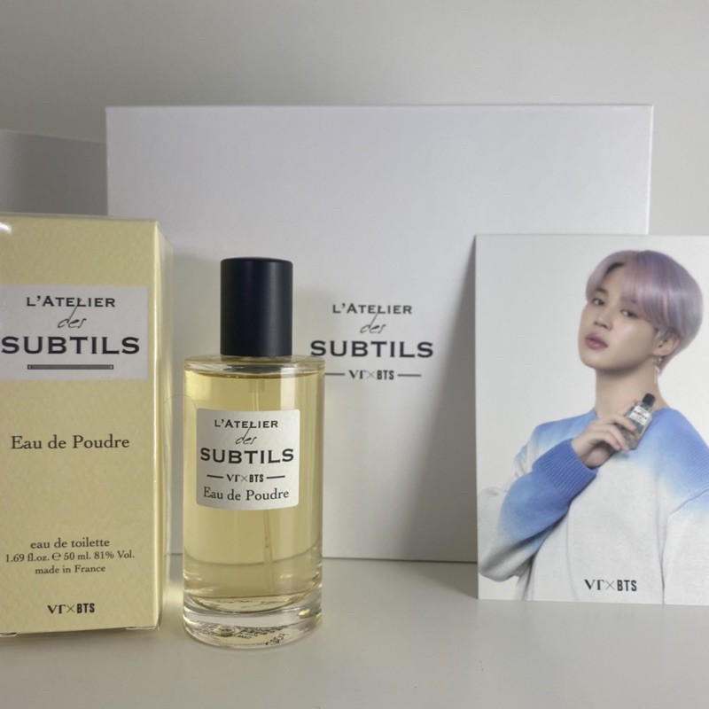 PARFUM JIMIN BTS (Share In Jar) VT x BTS L’atelier des Substils Eau de Poudre Perfume