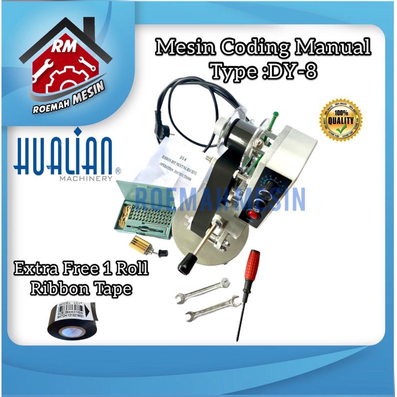 Mesin Coding Manual DY-8 / Expired Date Hualian