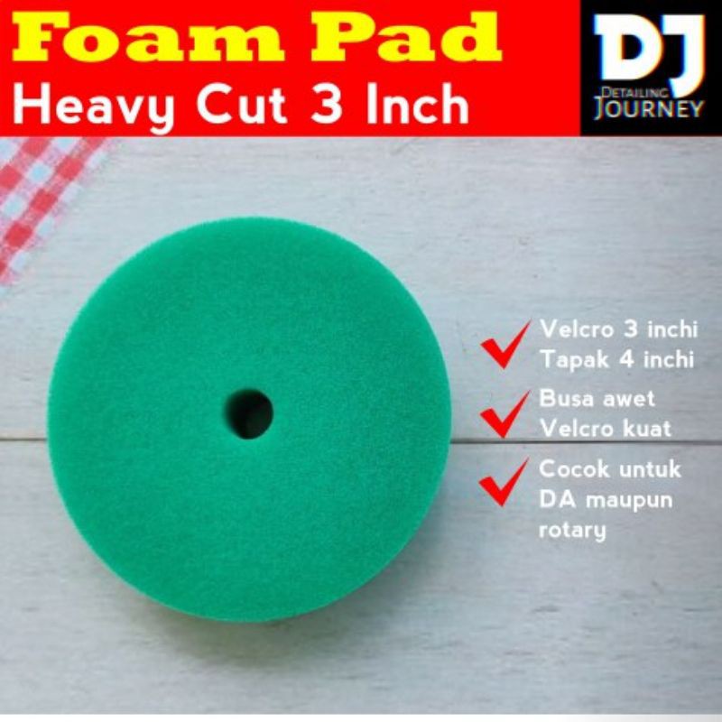 Busa poles 3 inch mesin dual action dan rotary