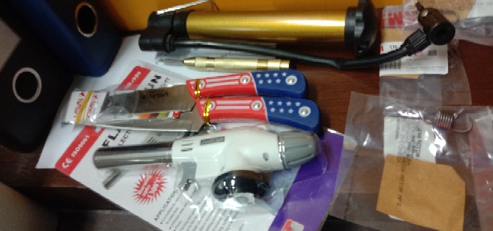 Pisau Dapur Kupas Buah Motif Usa Amrik - Fruit Knife