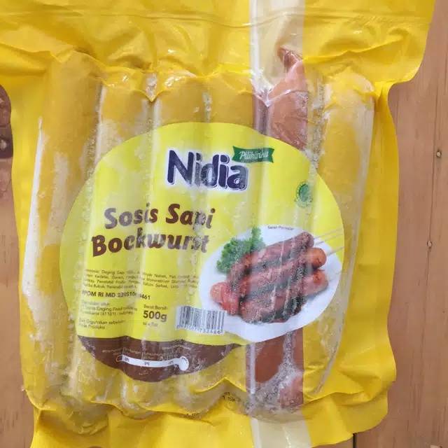 Sosis sapi Nidia isi 6pcs