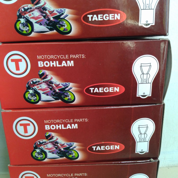 Stop Lamp Lampu Bohlam Rem Motor Bebek Matic Mobil 12V 21/6Watt 2 Kaki