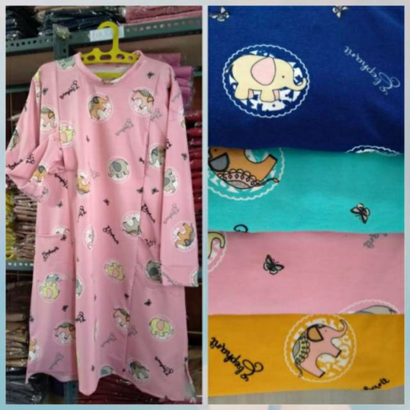 (  PROMO FLASH SALE ) TUNIK BABYTERRY IMPORT MOTIF /BUSUI