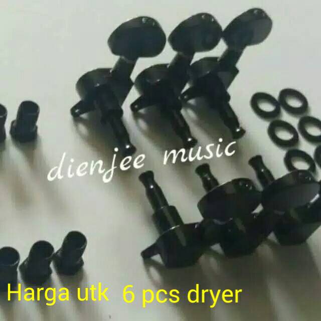 Dryer gitar / gitar tuning peg machines 6 pc 3L - 3R