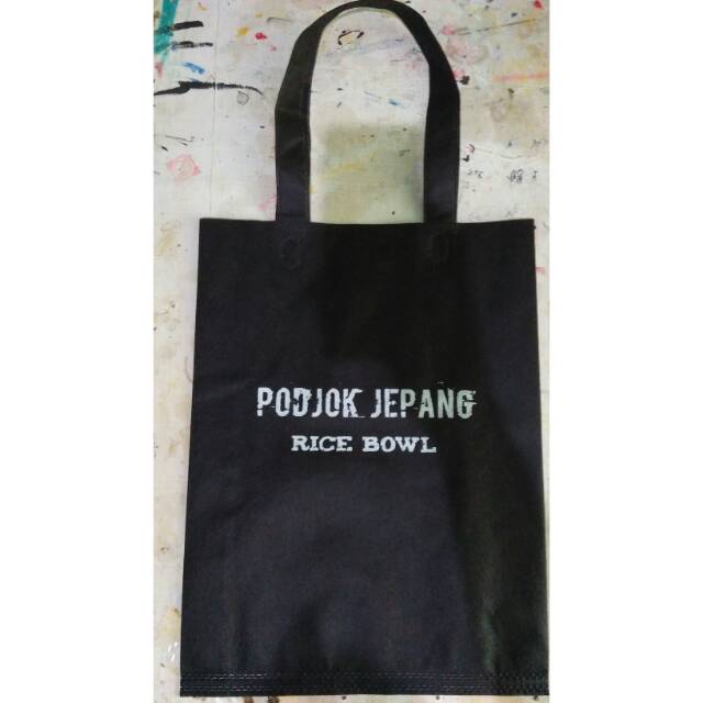 30x40x10 Sablon goodiebag/kantong spunbond