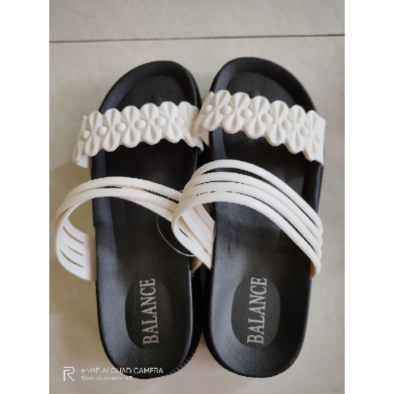 New BLC 1604-30 Sandal Jelly Angelia bacadeskripsi-Balance Black