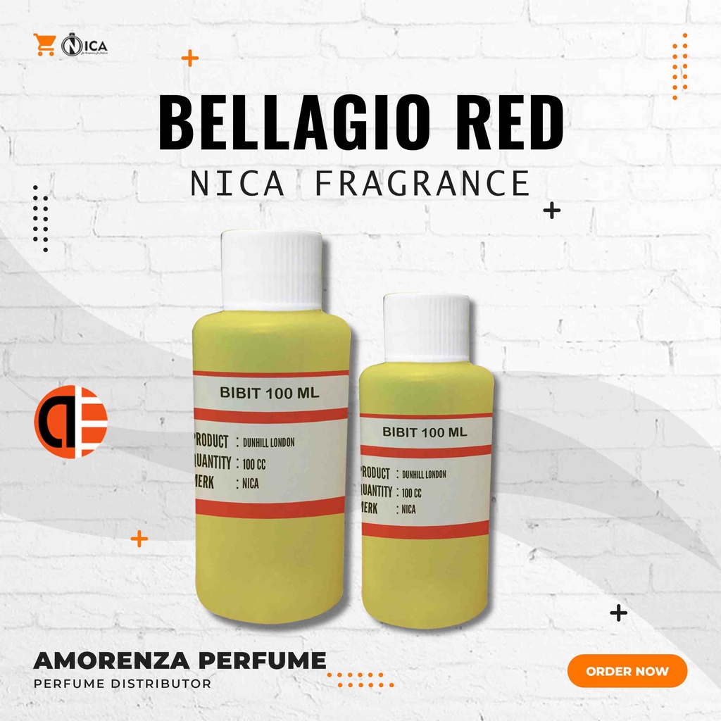 Bibit Parfum Murni BELLAGIO RED - JOSE Nica Fragrance 500ml Segel Pabrik