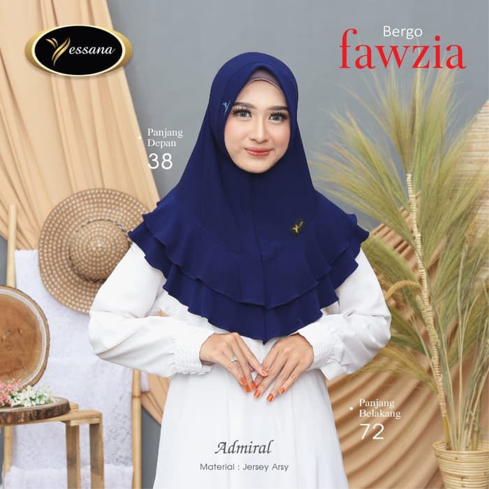 Jual Terbaru Bergo Fawzia Yessana Jilbab Anti Tembem Todearaa Navy Kota Surabaya Toko De Araa Tokopedia