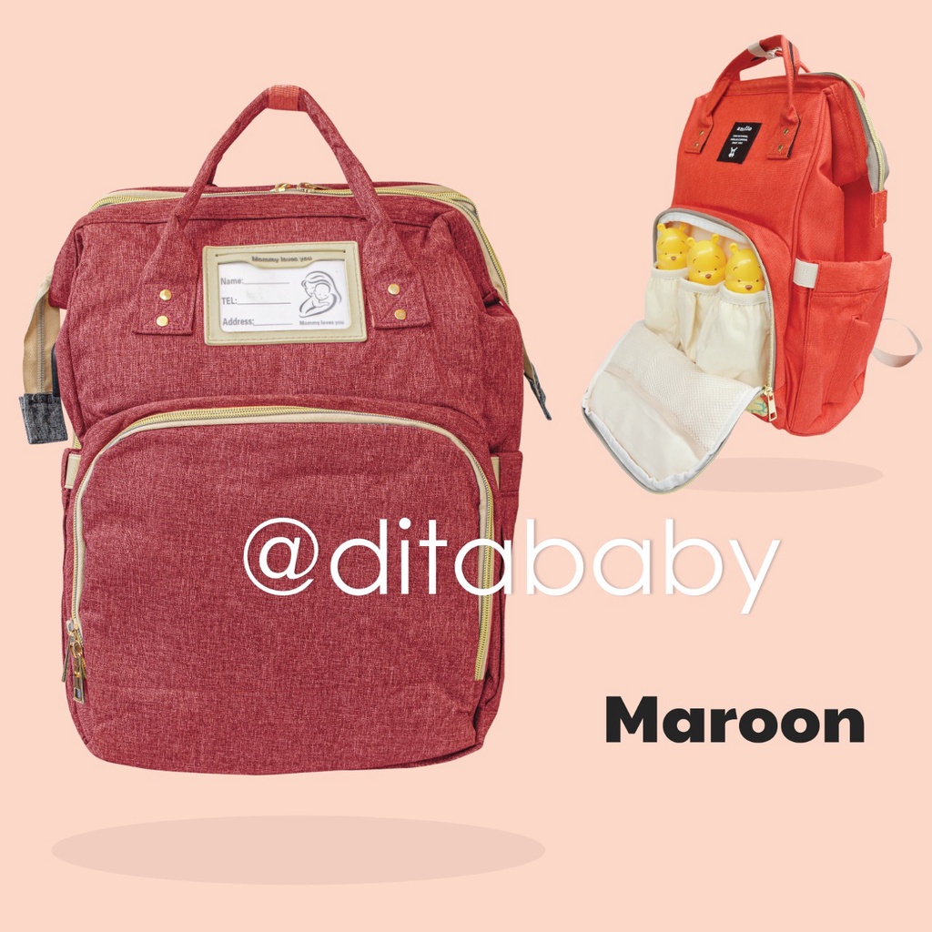 READY BANDUNG TAS RANSEL ANELO | ANELO TAS UPGRADE | ANELO DIAPER BAG