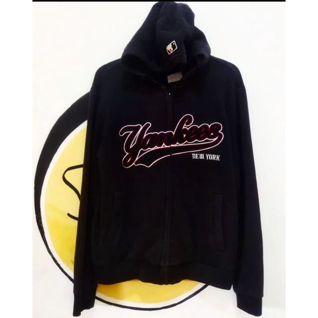 ZIPPER HOODIE YANKEES LOGO