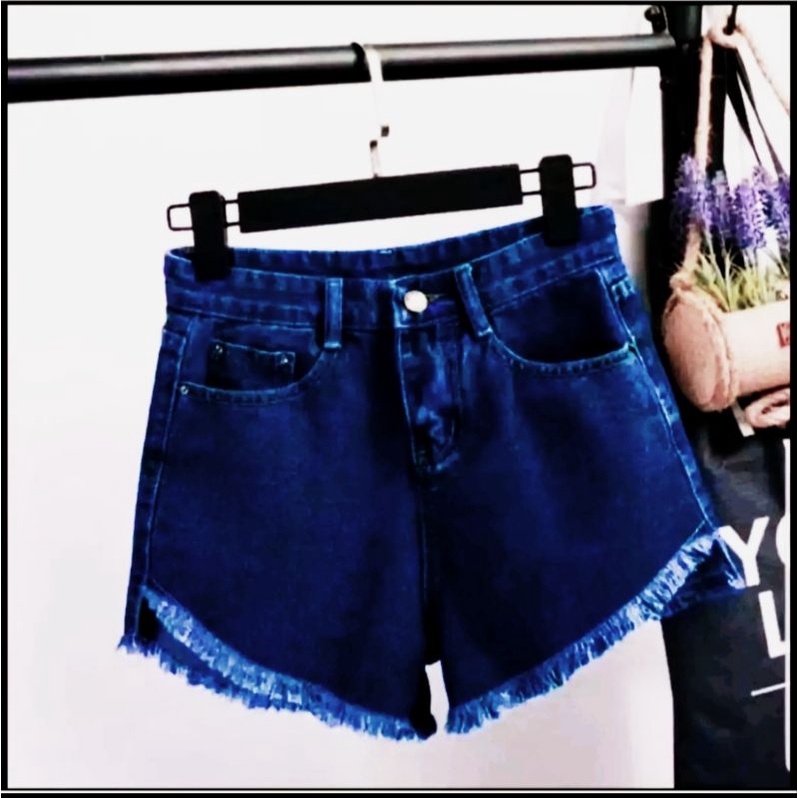 celana jeans wanita pendek terbaru 2022/POINTCLOTING