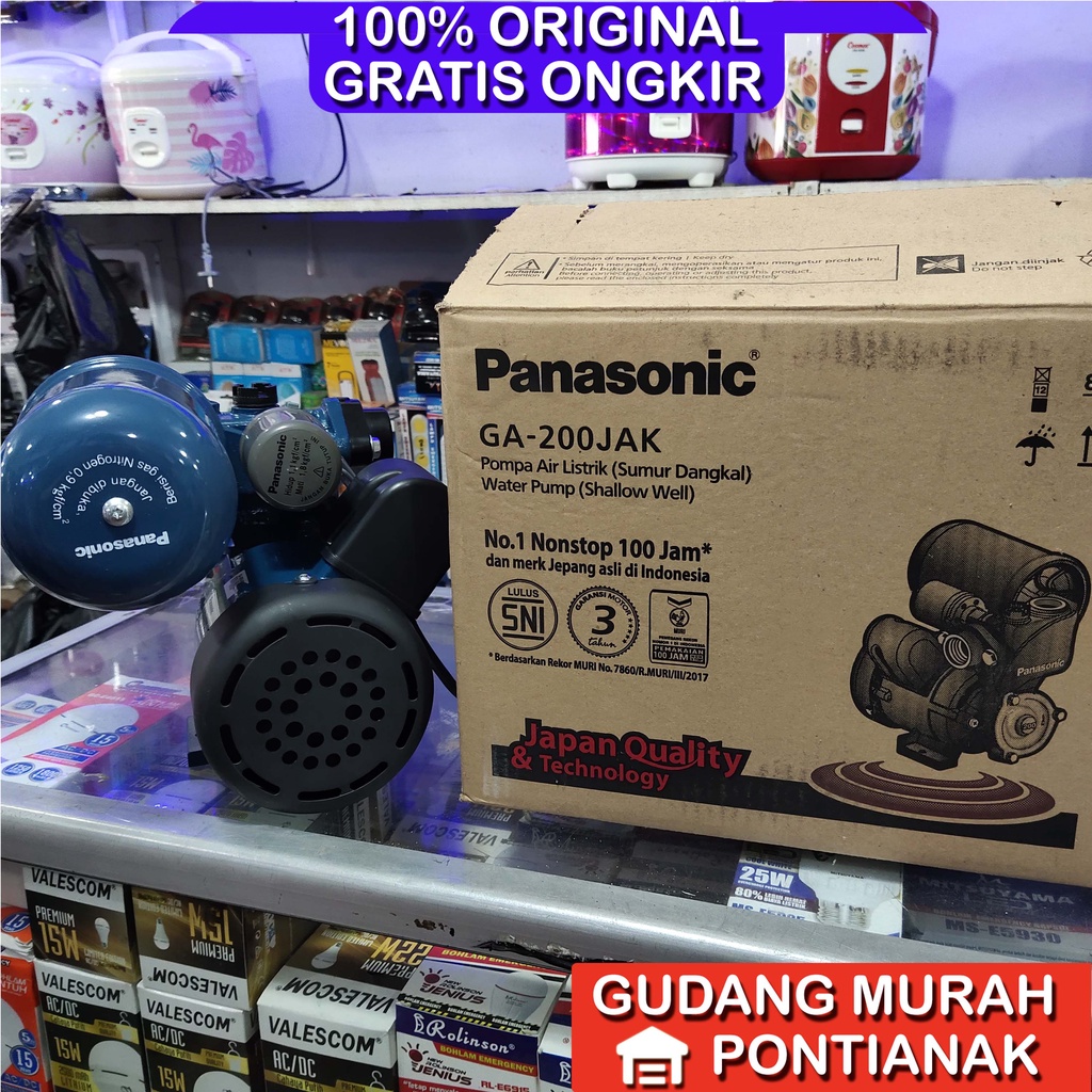 Pompa Air Panasonic  OTOMATIS 200 WATT  GA 200 JAK