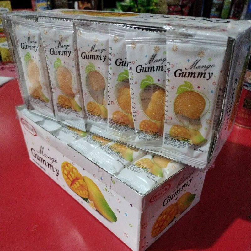 

permen lunak rasa manga gummy