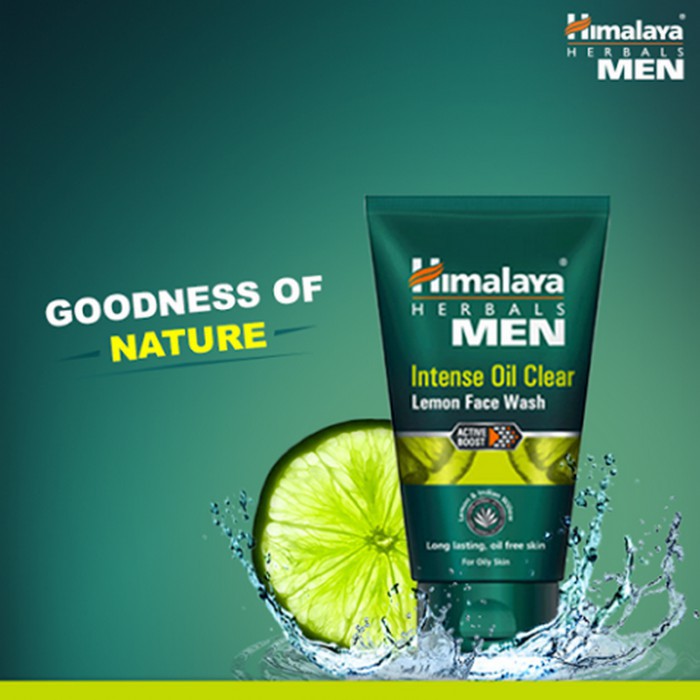 himalaya men lemon face wash