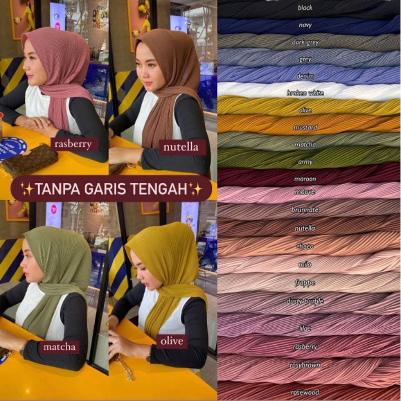 Pashmina Plisket Full