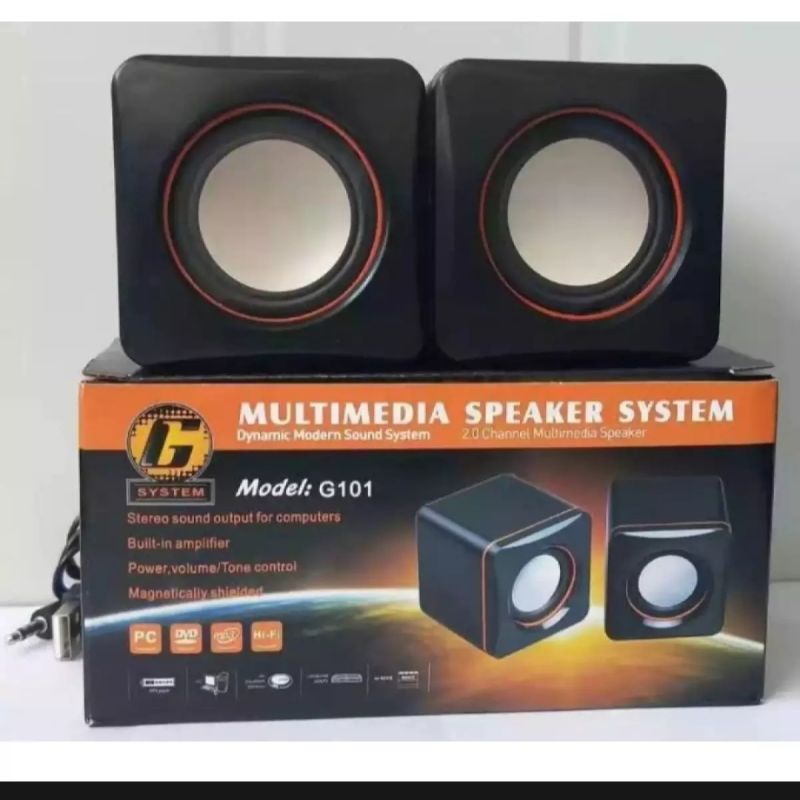 SPEAKER LAPTOP KOMPUTER PC NOTEBOOK USB SUPER BAS G101