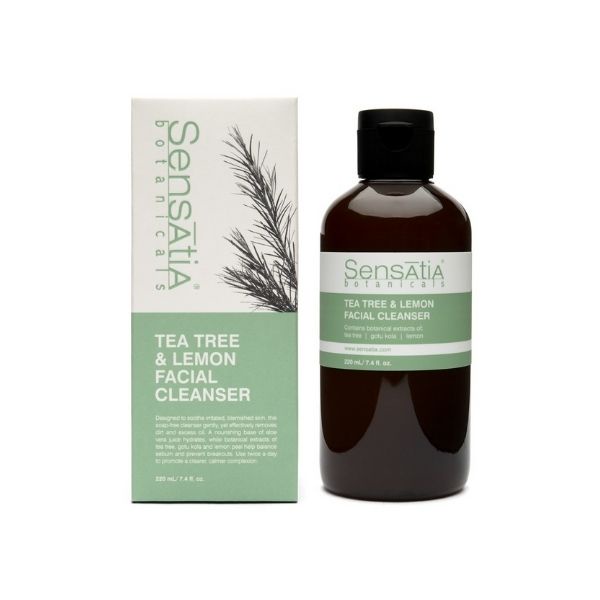 Sensatia Botanicals Tea Tree &amp; Lemon Facial Cleanser - 220ml