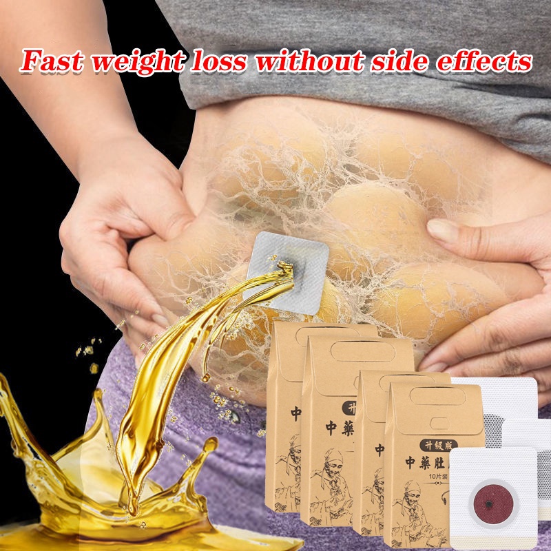 Slim Patch Menurunkan Berat Badan 10pcs/box Pembakar Lemak Pembakaran Koyo Detok Obat Cina Patch