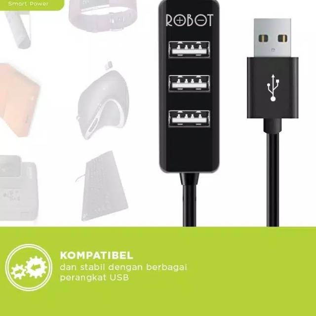 ROBOT H140 80 4 Port USB 2.0 Hub 80 Cm
