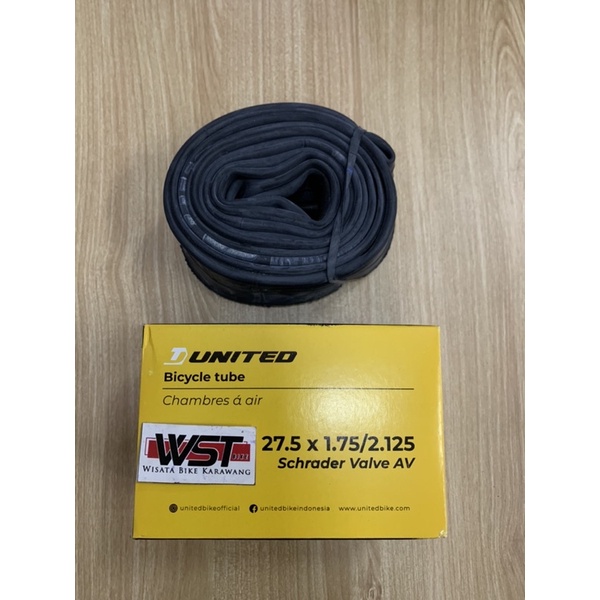Ban Dalam Sepeda Gunung United 27.5 x 1.75/2.125 Schrader Valve AV
