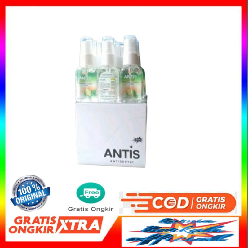 antis spray 30 ml varian jeruk nipis hand sanitizer