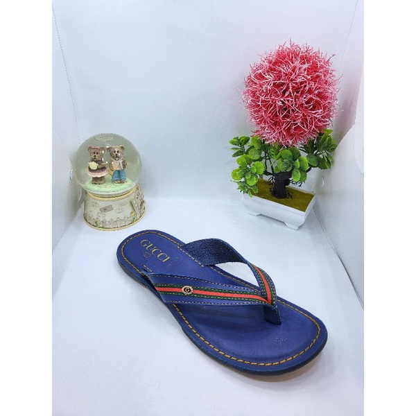 sendal pria gucci kulit