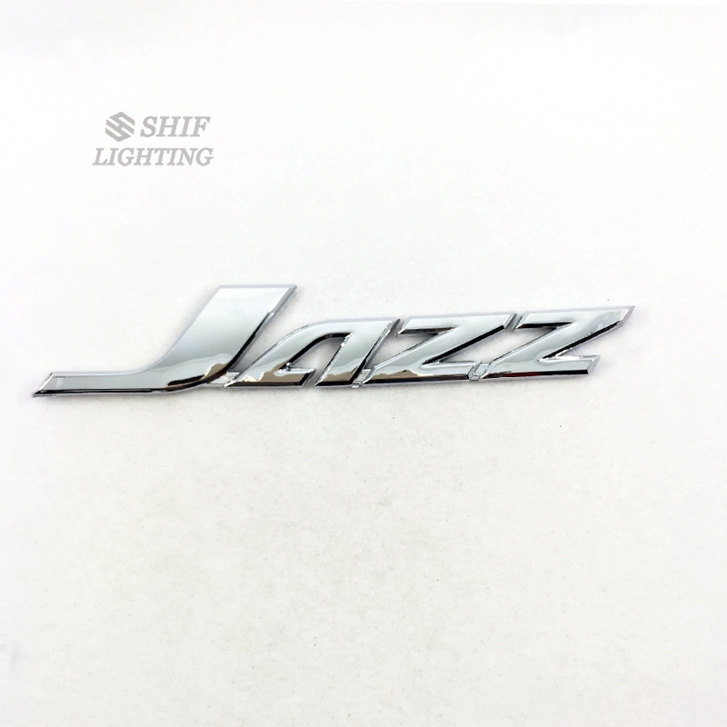 1Pc Stiker Emblem / Badge Motif Jazz Bahan ABS untuk Mobil Honda Jazz