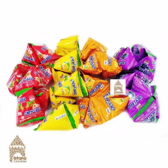 

Chew ball candy permen 4.900