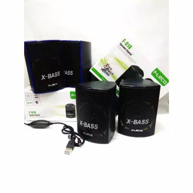 PROMO SPEAKER AKTIF PLECO F-018 SPEAKER MINI KOMPUTER /SPEAKER HP