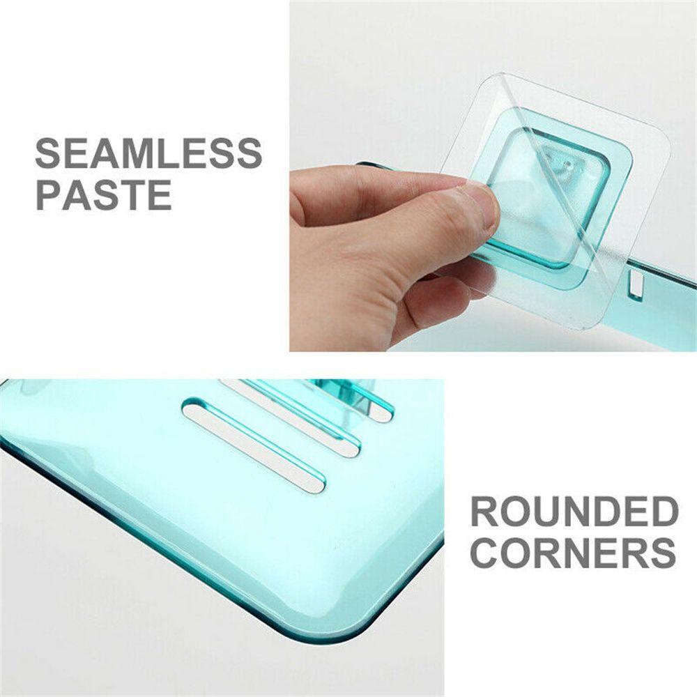 Solighter Tempat Sabun Penyimpanan Draining Rack Shower Soap Dish